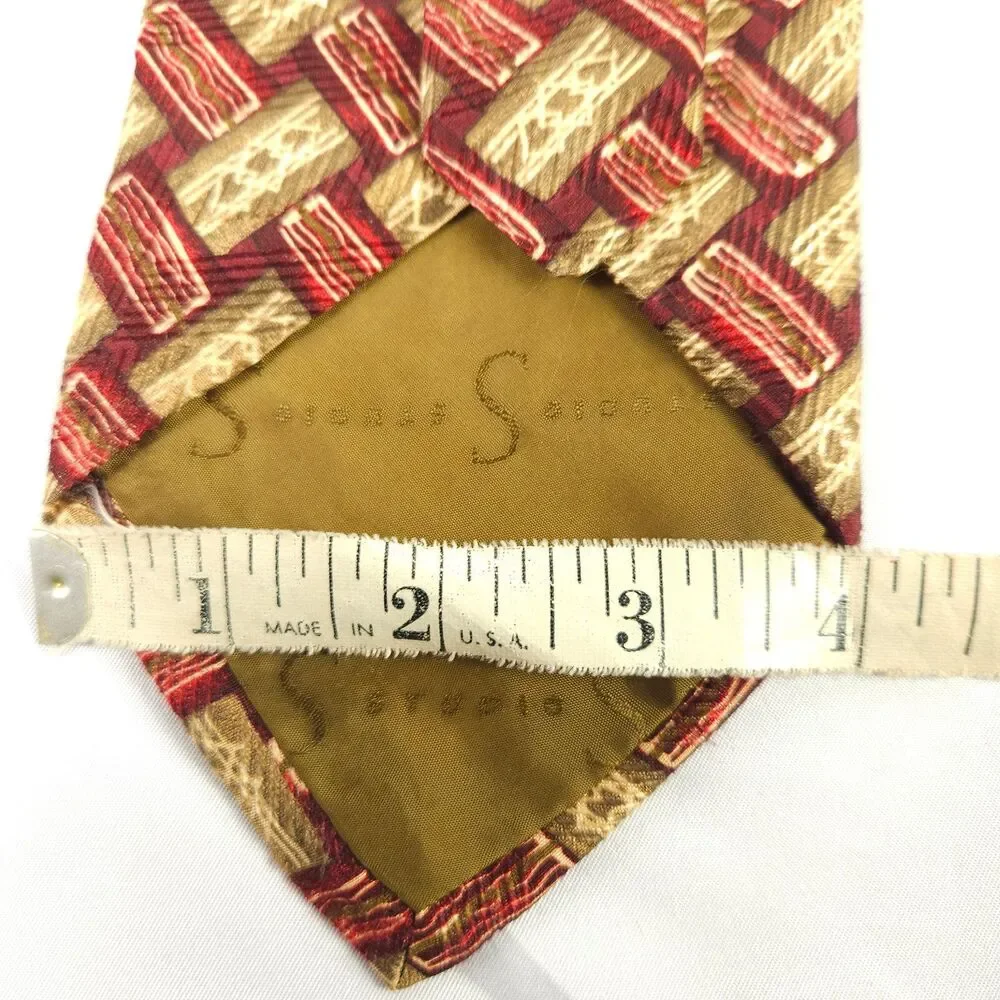 Robert‎ Talbott Studio Geometric Silk Ties Lot of 2 USA